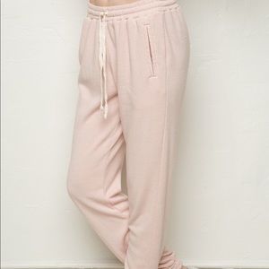 pink brandy melville sweatpants